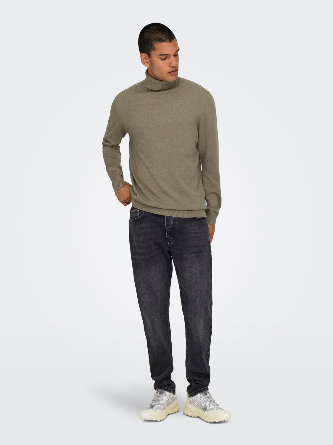ONSLOUI Pullover Desert Taupe