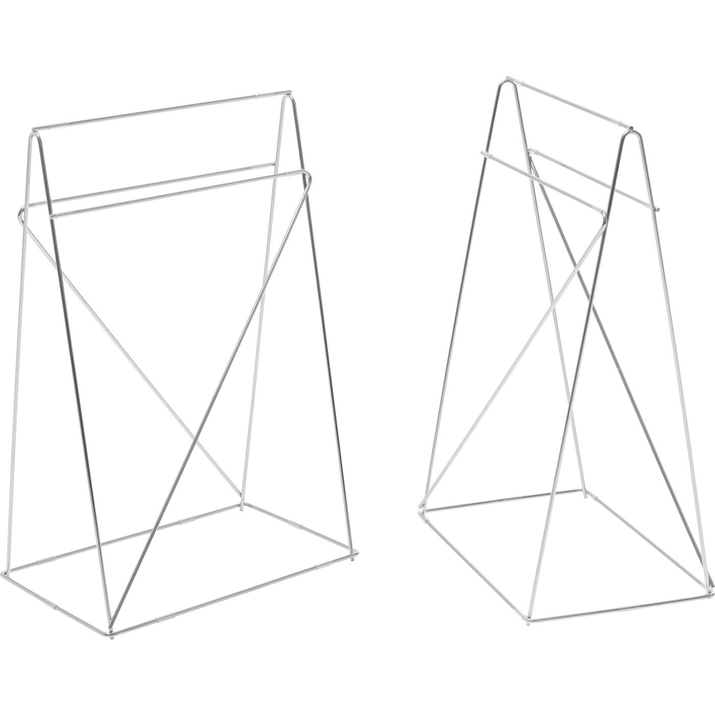 Bureauvoet Polar chroom (2|set) Kare Design