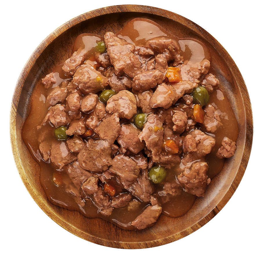 Petiscos de atum em molho da Nature's Variety para gatos.