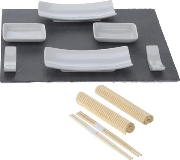 Utmerket husholdningsutstyr for servering av snacks og universelle SUSHI-forretter