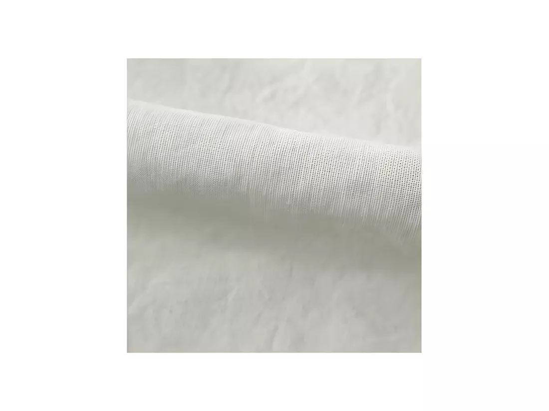 Lot De 2 Taies D’oreiller Pur Coton Teint Lavé 63 Fils/cm² Vent Du Sud - Nacre - 65 X 65 Cm