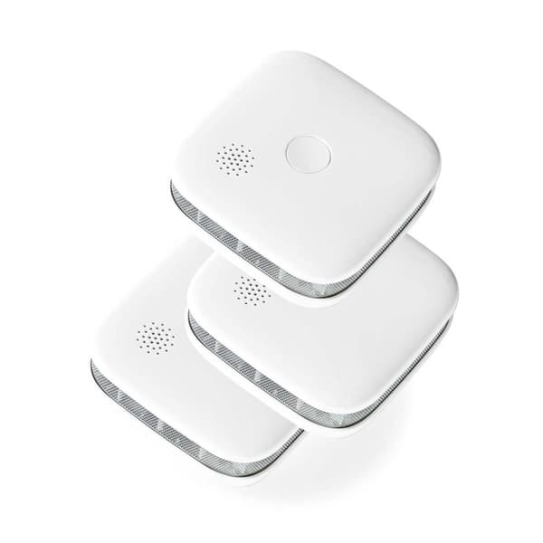 Nedis SmartLife Røykvarsler | Wi-Fi | Batteri drevet | Sensorlivssyklus: 10 år | EN 14604 | Maks. batteri levetid: 24 Måned | 85 dB | Hvit | 3 stk