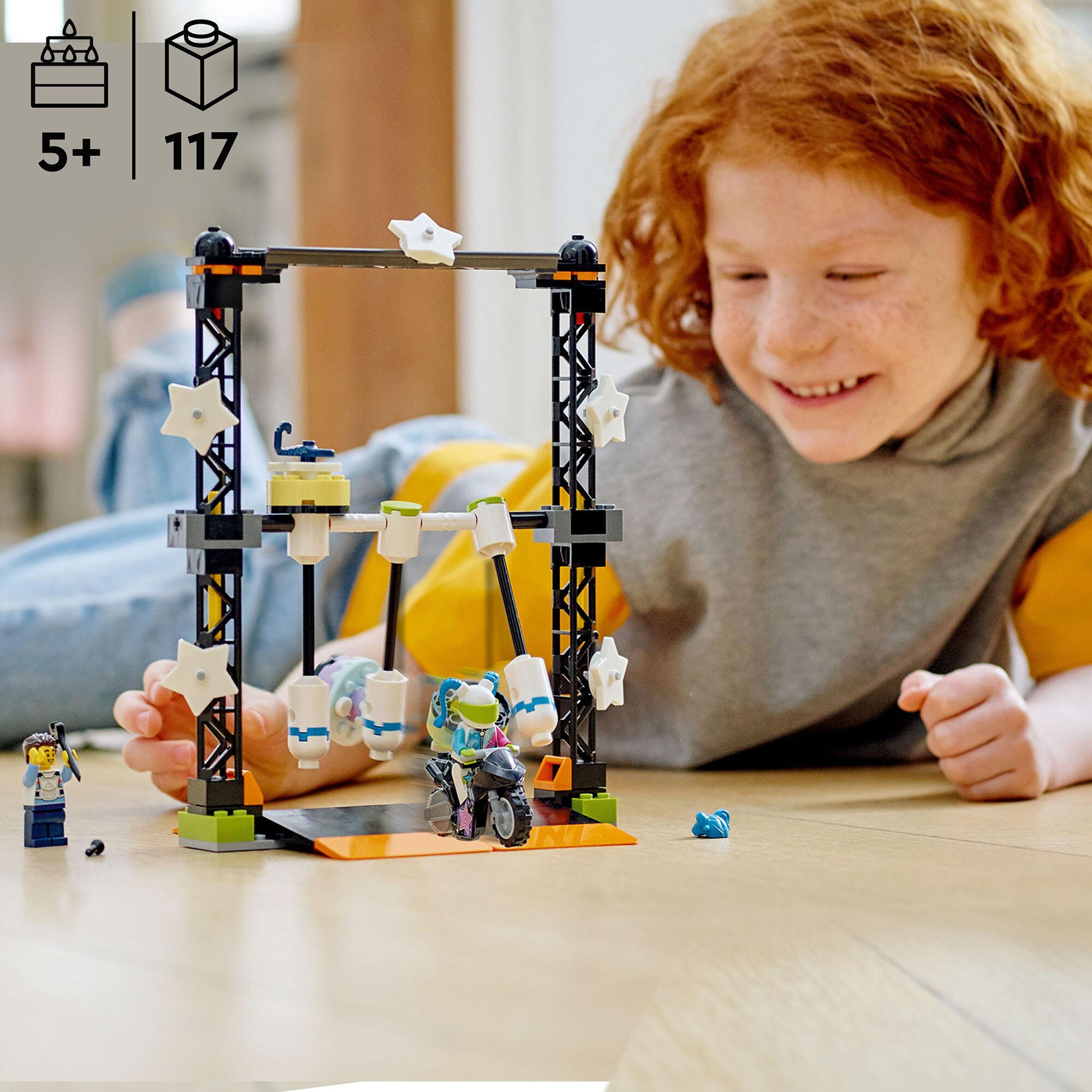 LEGO Konstruktionsspielzeug City Stuntz Umstoß-Challenge