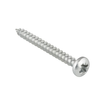 GAMMA schroef universeel cilinderkop verzinkt 4.0x30 mm 30 stuks