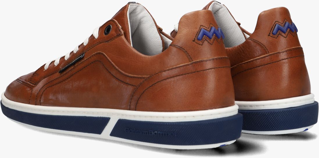FLORIS VAN BOMMEL cognac floris van bommel lage sneakers sfm-10202