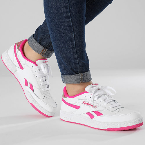Baskets Femme Club C Revenge 100070174 Footwear White Laser Pink Gold