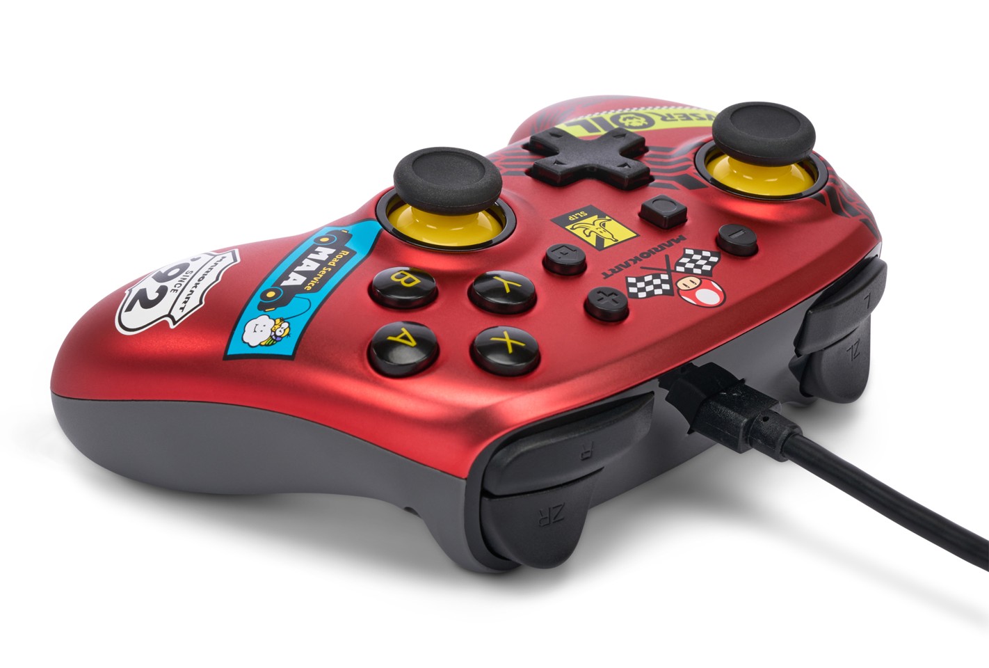 PowerA Nano Wired Switch Controller - Mario Kart: Racer Red /Nintendo Switch