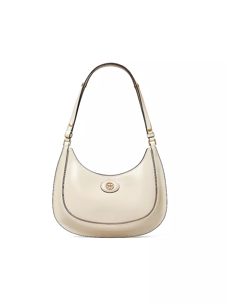 TORY BURCH Ledertasche - Henkeltasche ROBINSON SPAZZOLATO beige