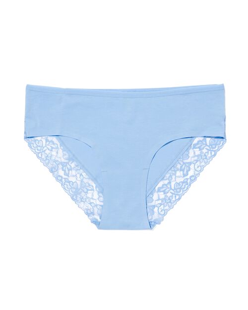 hipster femme en coton avec dentelle bleu