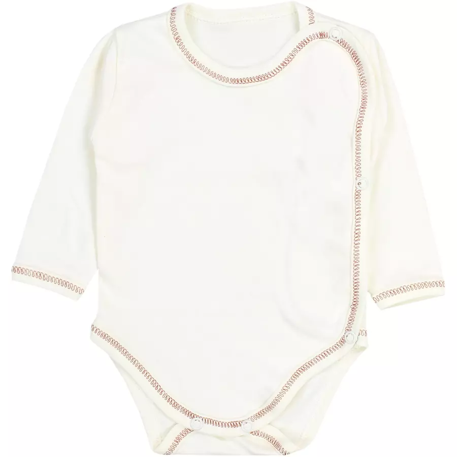 TupTam Unisex Baby Wickelbody Langarm 5er Set gelbweiß