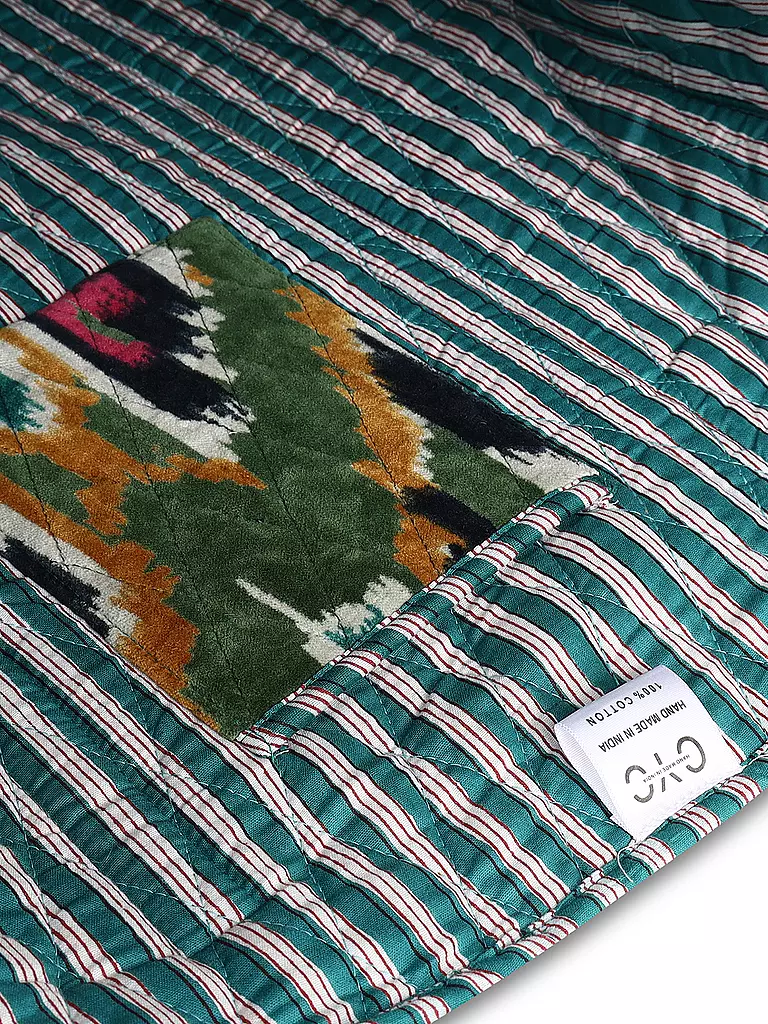 CONSCIOUS YOGA COLLECTIVE Tasche - Shopper VELVET IKAT SHOPPER türkis