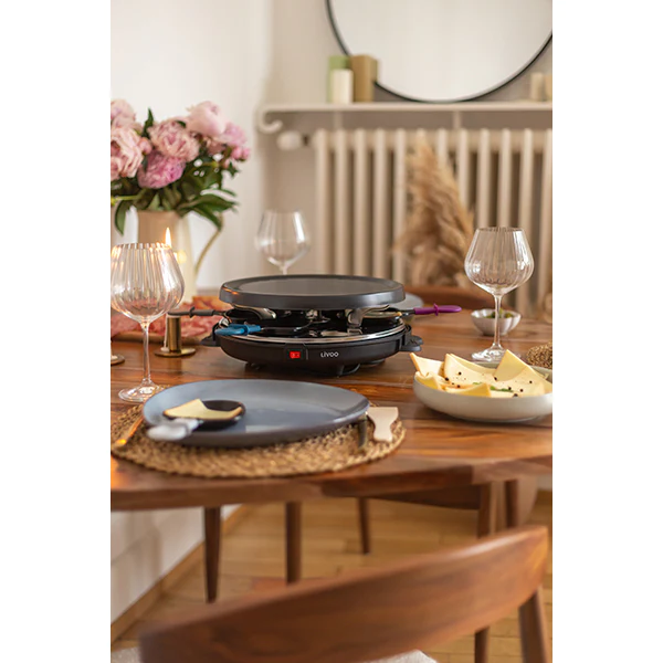 Appareil à raclette 6 personnes 800 W DOC207 Livoo