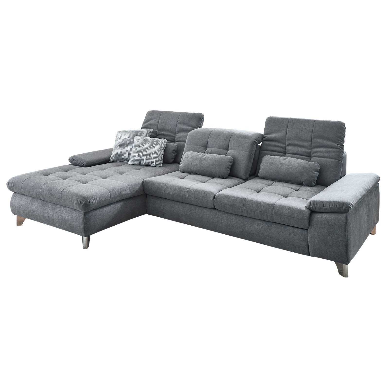 polsterpower Ecksofa - denim - Canapé links