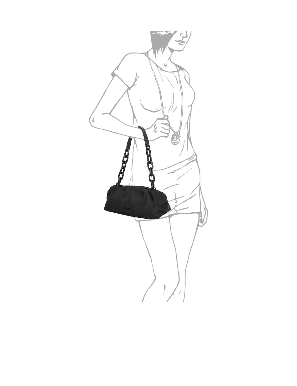 SOFT NYLON CONV CLUTCH SM