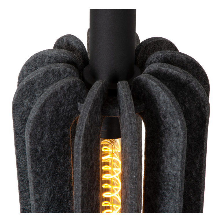 Lucide Rafal hanglamp Ø20 grijs