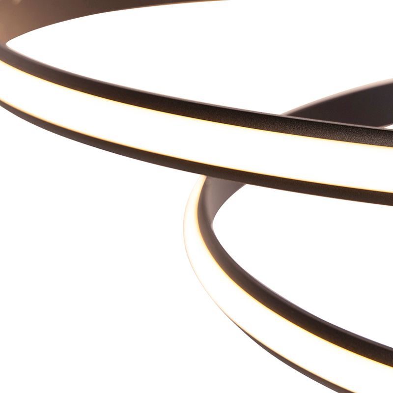 Moderne hanglamp zwart 74 cm incl. LED - Rowan