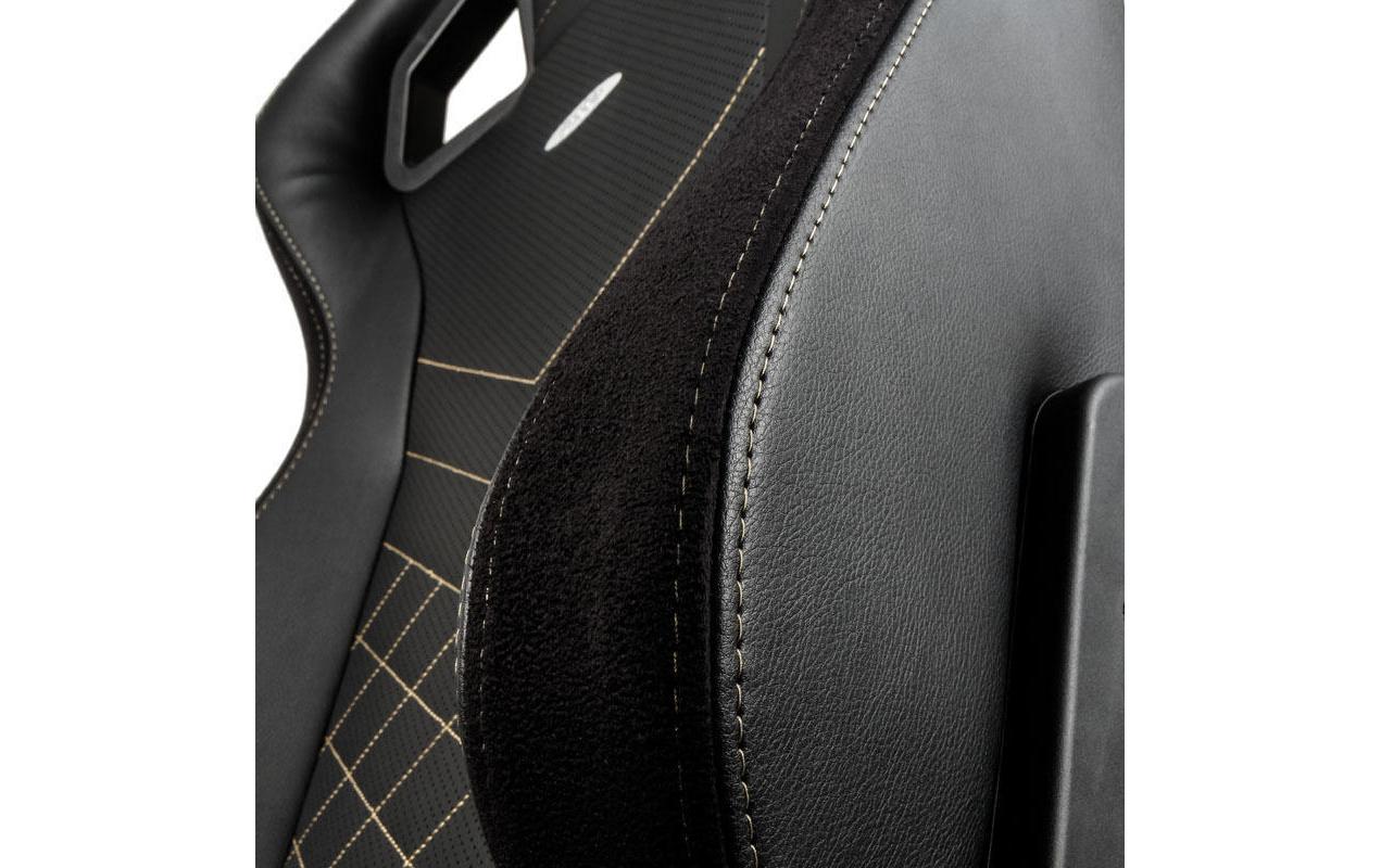 Gaming-Stuhl EPIC Schwarz/Gold<br>Besonders bequemer Computersessel, Mercedes-AMG Petronas Motorsport Edition