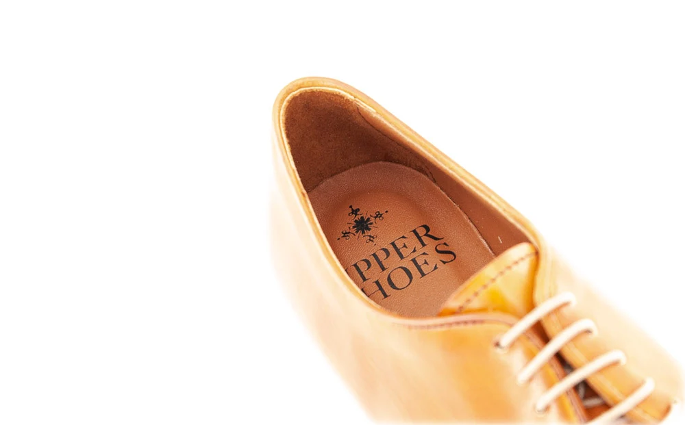 UPPER SHOES - D150 DERBY COGNAC
