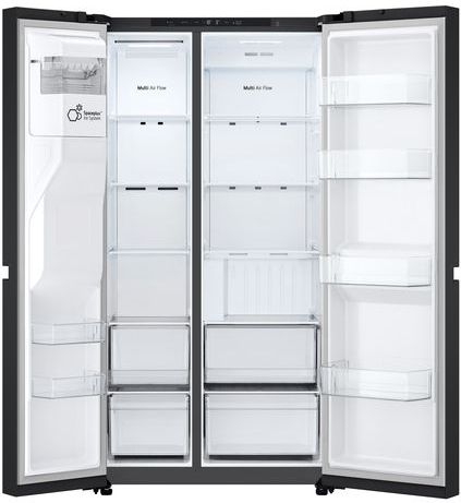 LG - GSLC40EPPE - Amerikaanse Koelkast - Zwart - 638 Liter