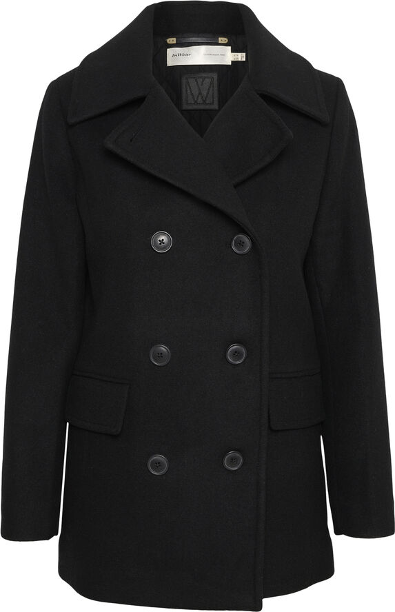 InWear PerryIW Sailor Uldfrakke Black