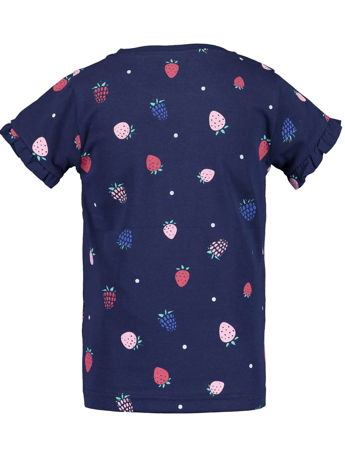 T-Shirt BERRY LOVE AOP in ultramarin