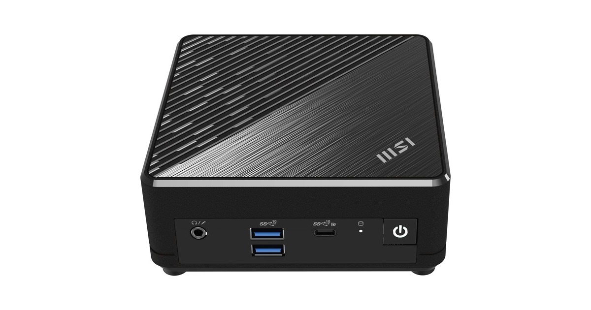 MSICubi N ADL S-078EU pc-systeem  (Zwart | N100 | UHD Graphics | 4 GB | 128 GB SSD)