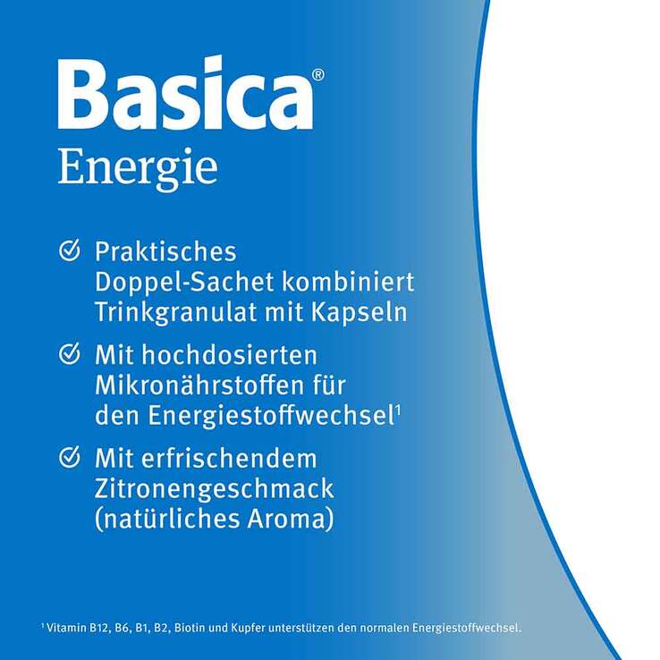 Basica Energie Trinkgranulat + Kapseln, 30 St