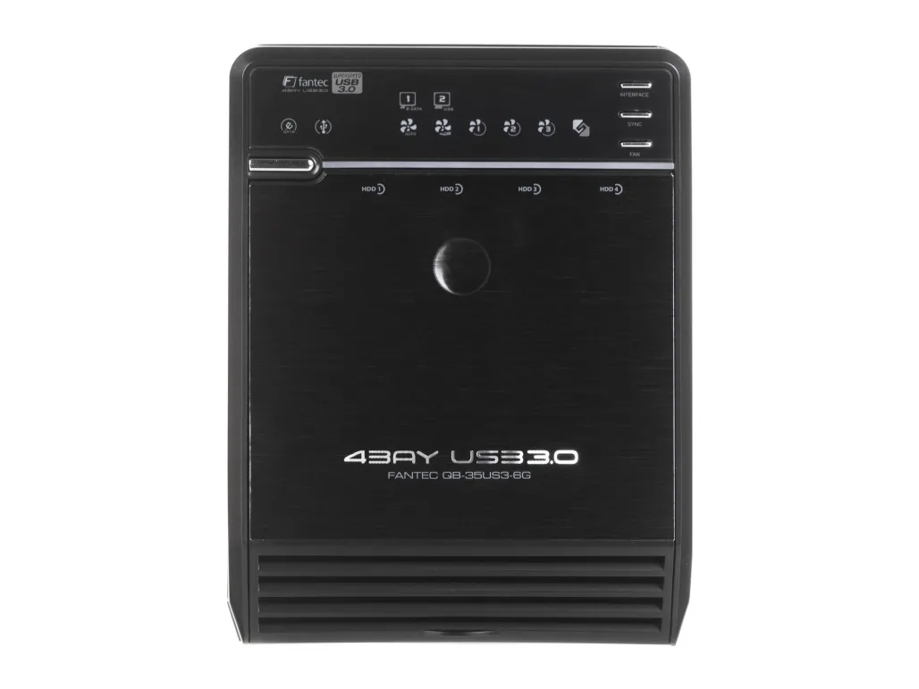 FANTEC QB-35US3-6G - Harddisk-array - 4 bays (SATA-600) - SATA 3Gb/s, USB 3.0 (ekstern)