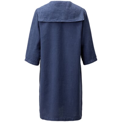 Damen-Leinenkleid, Blau