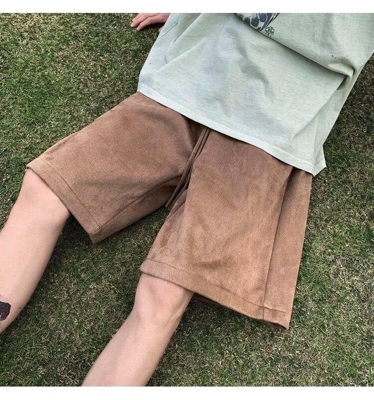 Urtishia - Effen shorts met trekkoordtaille