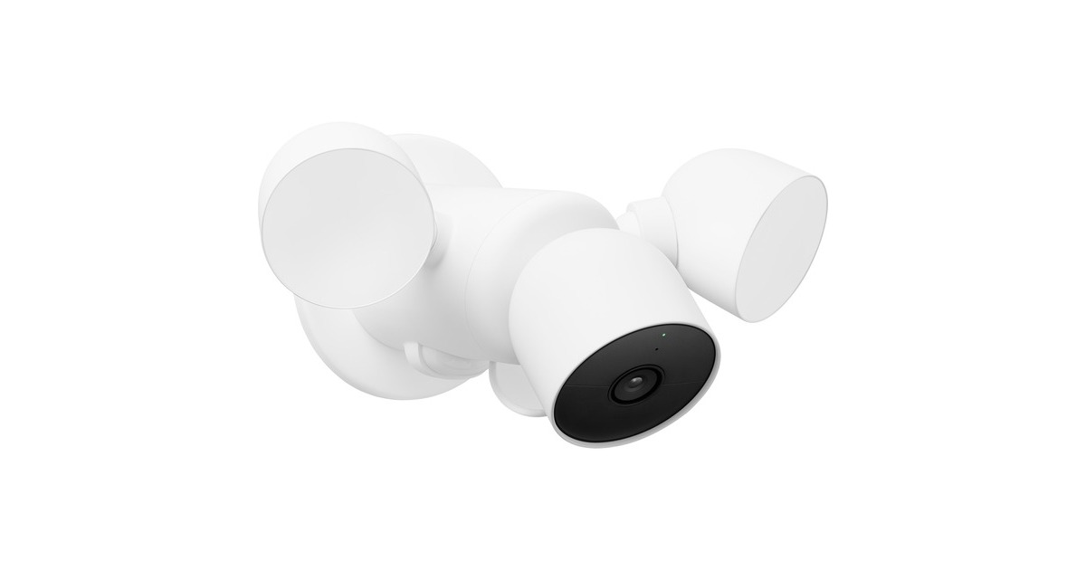 GoogleNest Cam met Floodlight beveiligingscamera  (Wit)