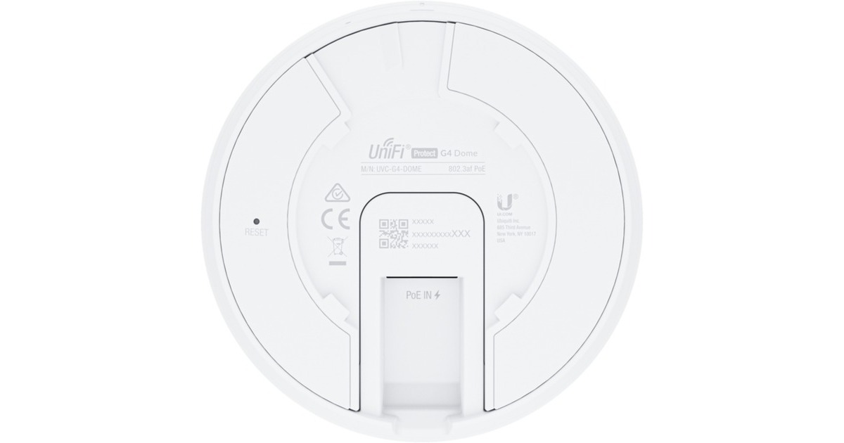 UbiquitiProtect G4 Dome beveiligingscamera  (Wit, PoE)