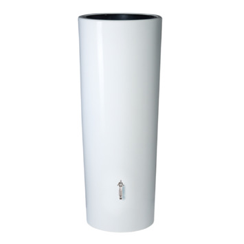 Garantia Regenton met plantenbak wit kunststof 350 L
