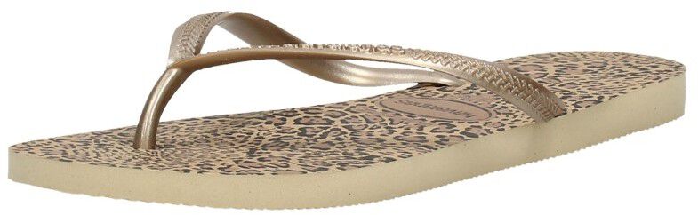 Havaianas Slim Animals goudkleur