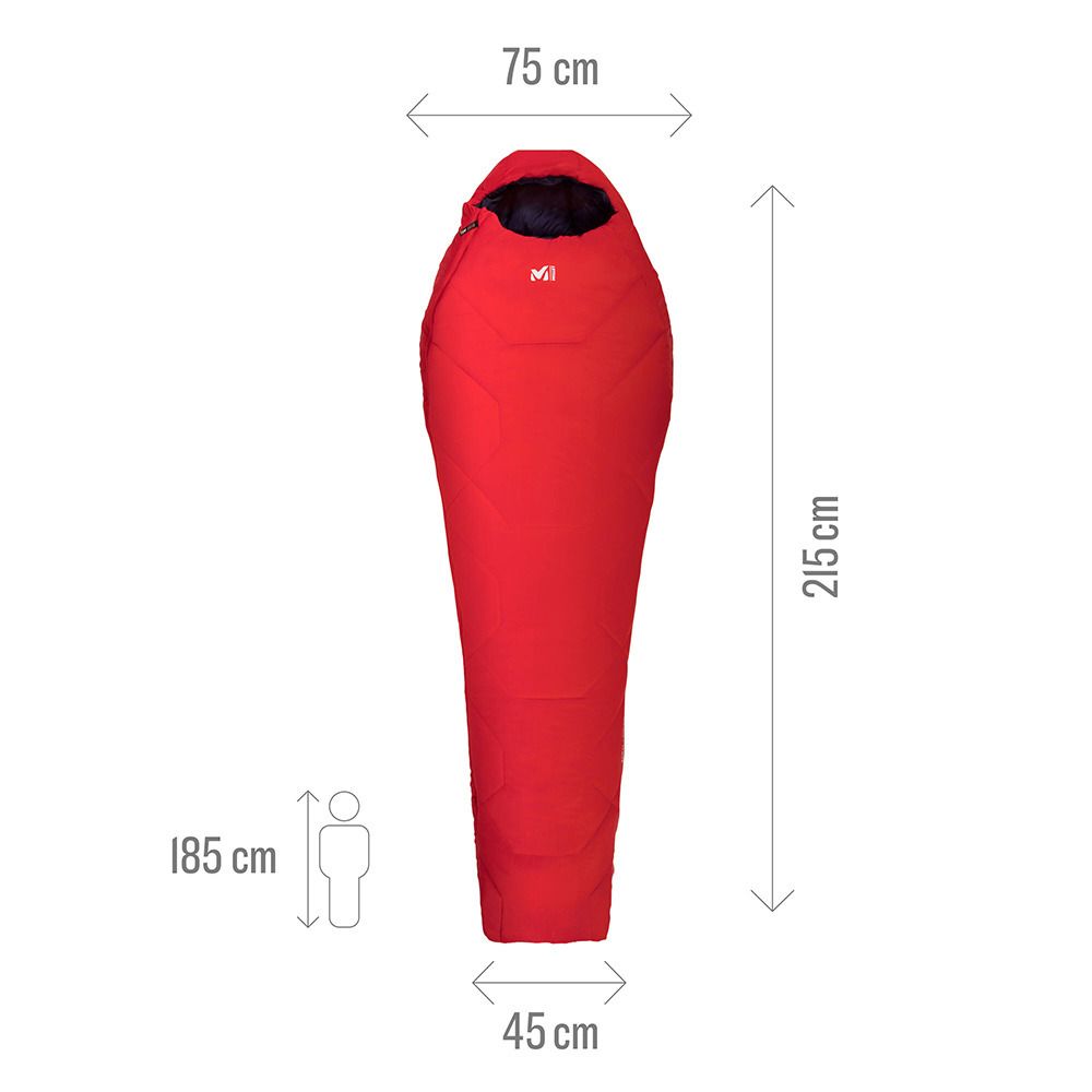 Millet BAIKAL 1500 REG 0°C - Sac de couchage red