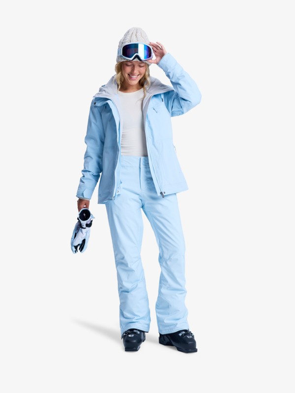Alpine Ridge Pantalon de snow technique Bleu Femme