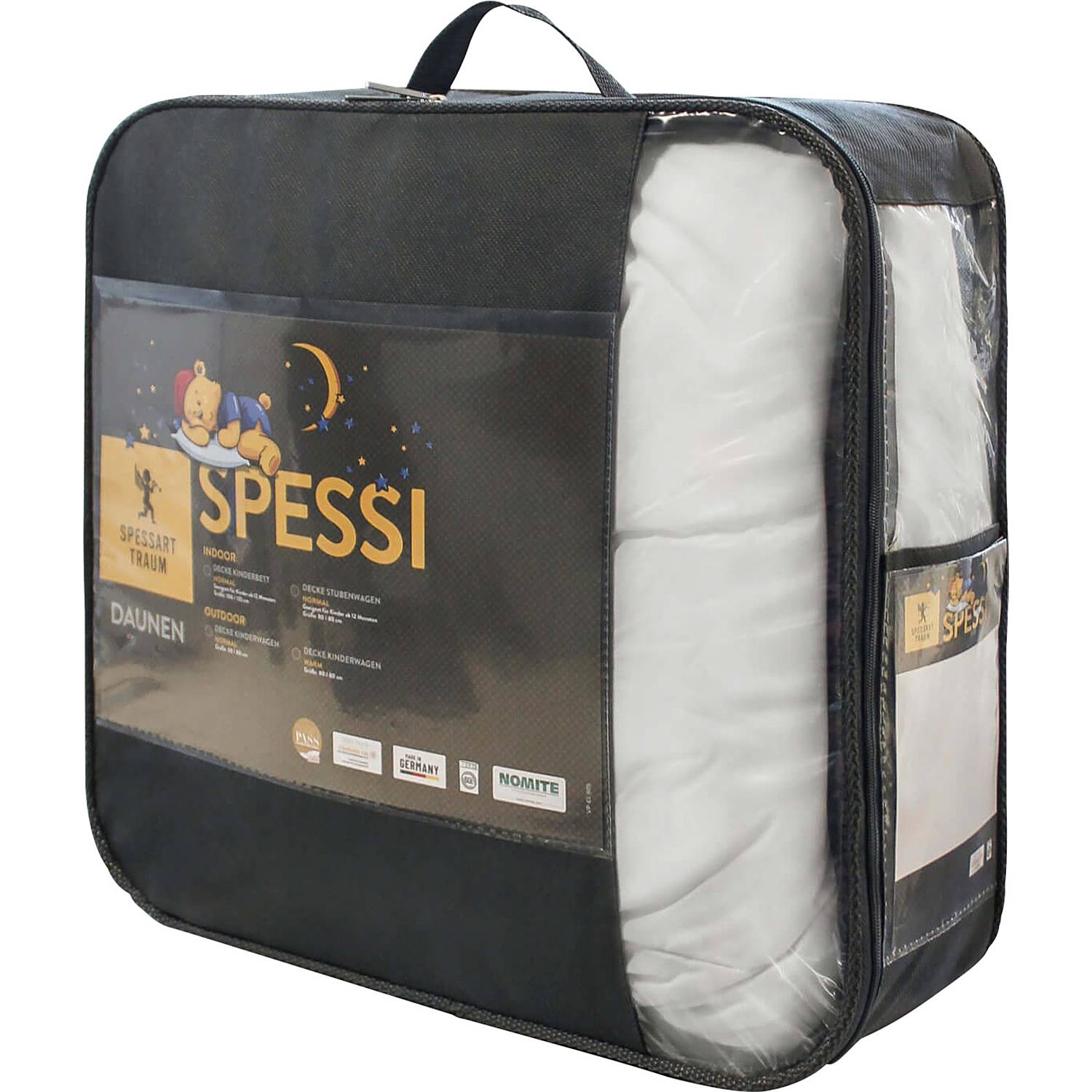 Spessi Daunen Kinder-Punktsteppbett