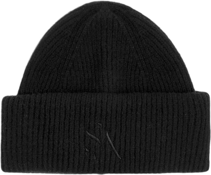 Sui Ava Signe Beanie Black