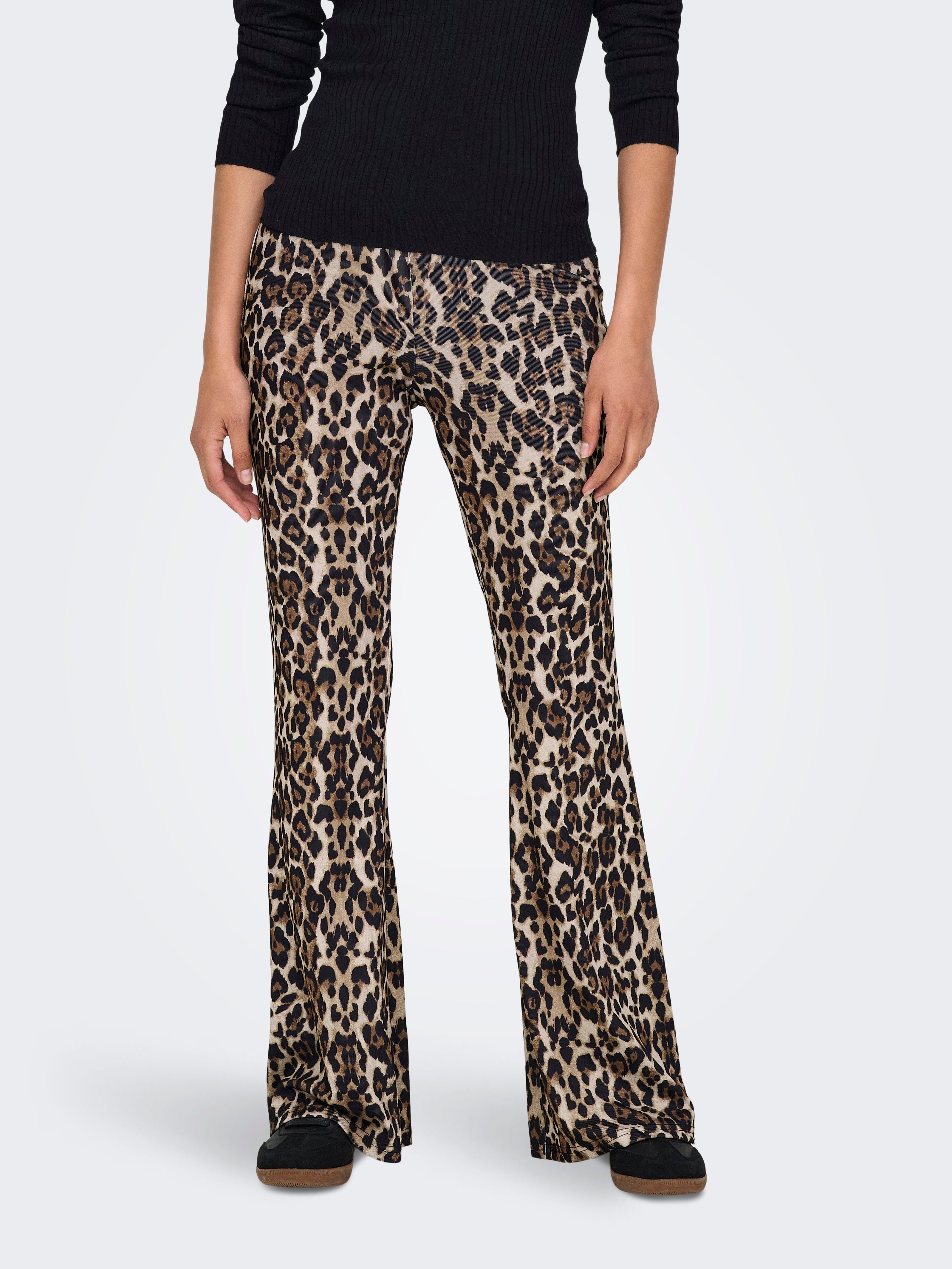 ONLANNA Hohe Taille Ausgestellt Hose Black