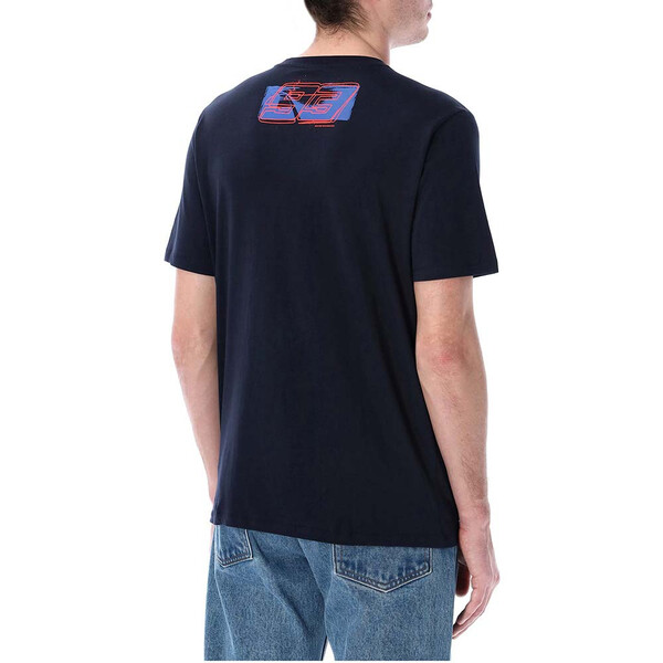 marc marquez - T-shirt 93 Shaded moto Bleu