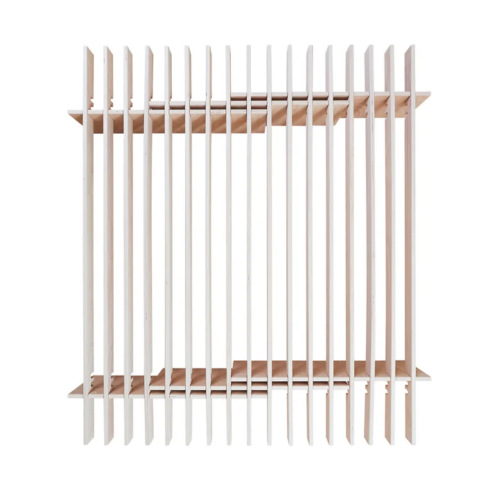 Tojo - Parallel Bett, 180 x 195 cm, Buche natur