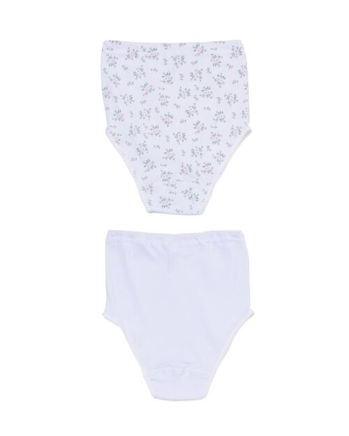 lot de 2 slips femme blanc