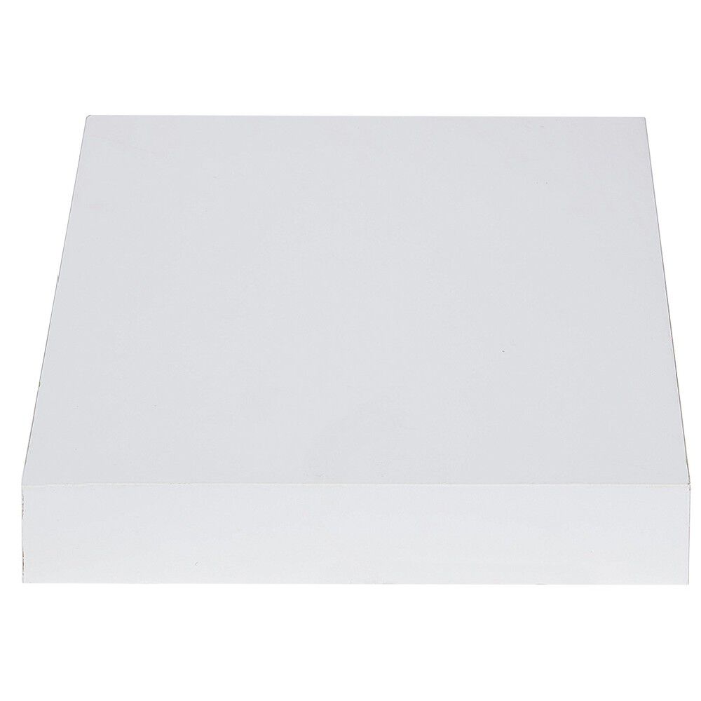 Étagère murale carrée bois blanc