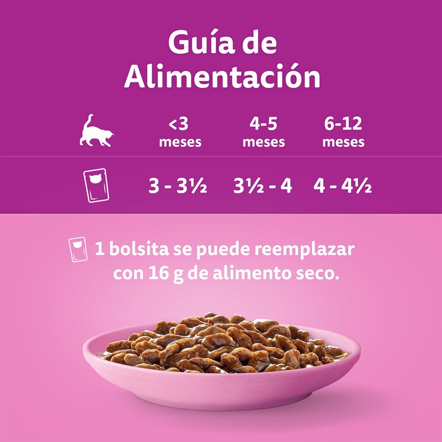 Whiskas Gelatina de Carne em Sachê para Gatinhos