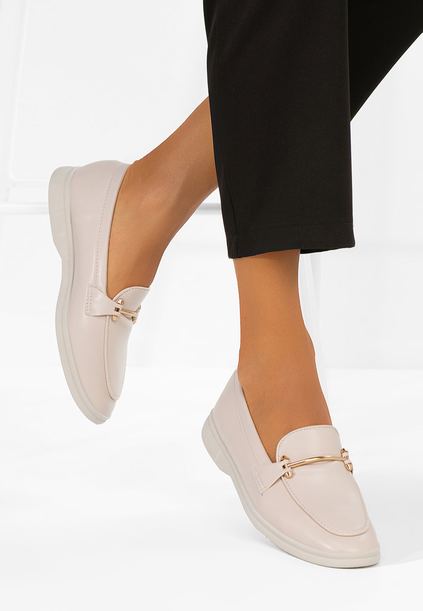 Loafers femme nude Sevalia