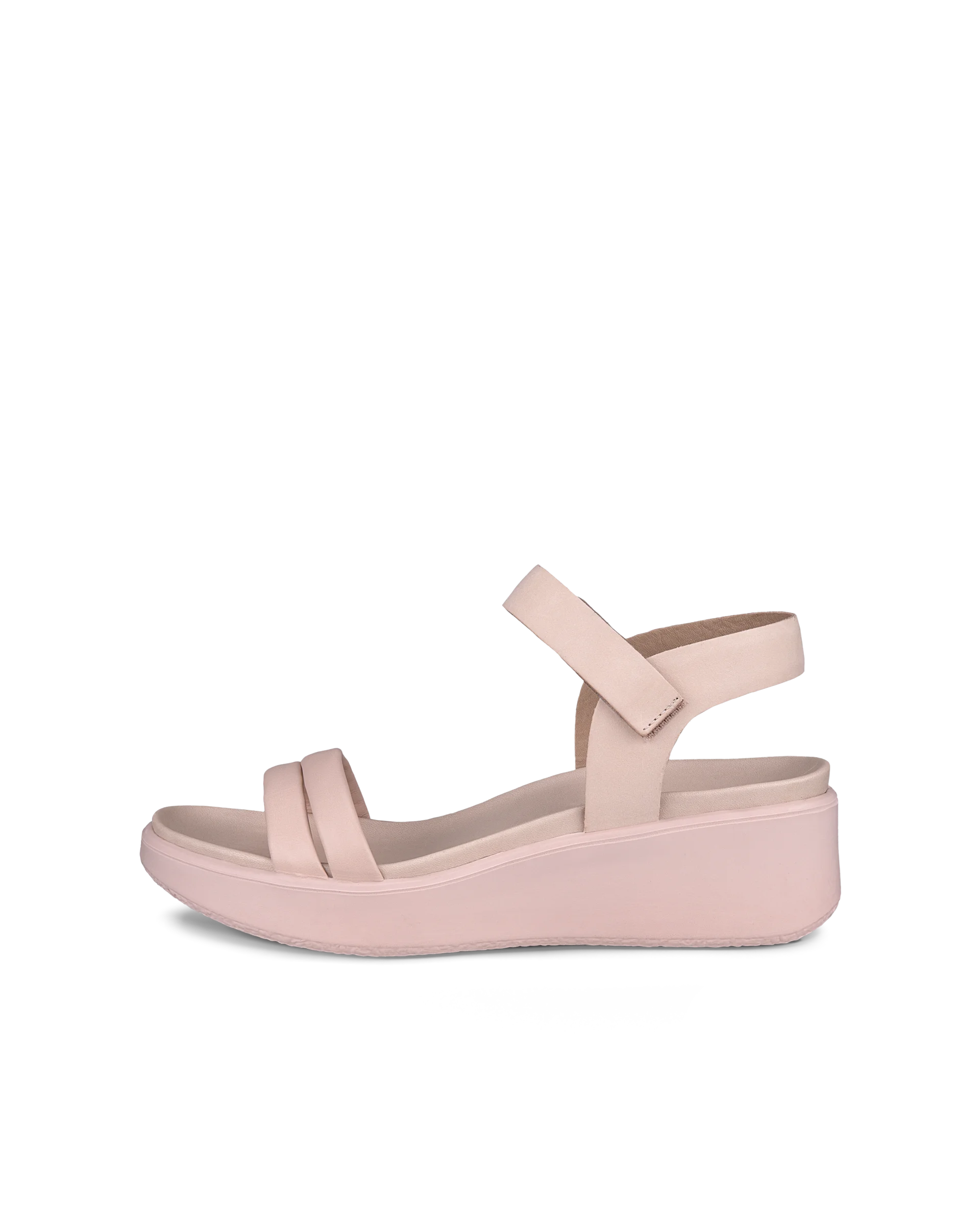 ECCO FLOWT WEDGE LX W Damen Ledersandale mit Keilabsatz Pink