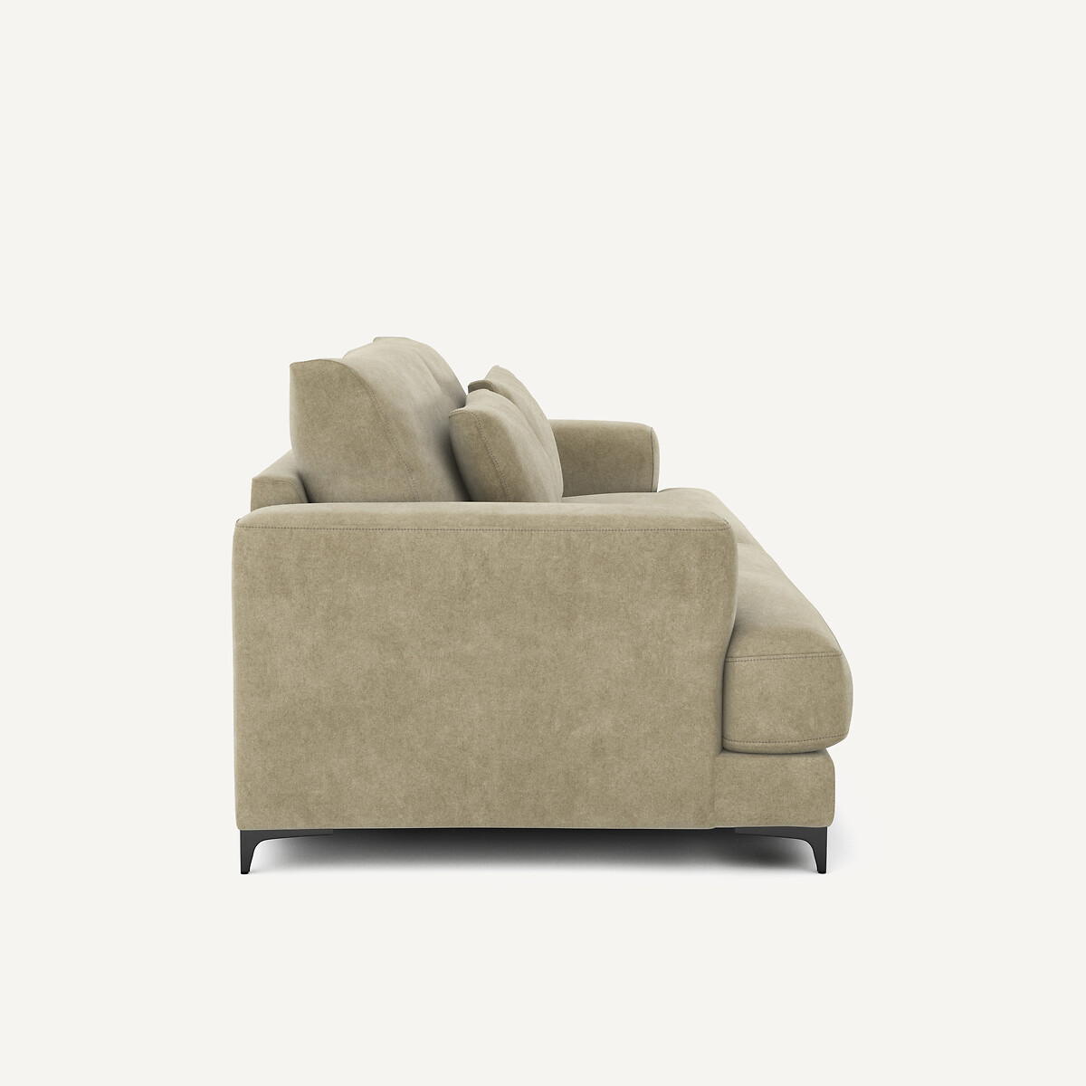 AM.PM<br>Sofá-cama de 4 lugares em veludo lavado, Marsile