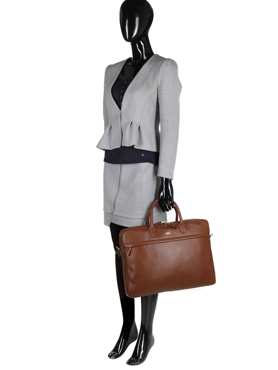 Sacoche ordinateur Jump Uppsala Cuir 17 pouces