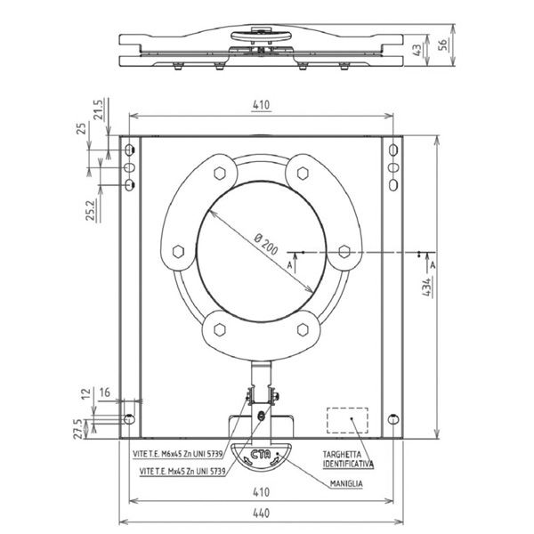 Embase PIVOTANTE Chauffeur ou Passager Ducato X250 X290 de 2007 à 2025