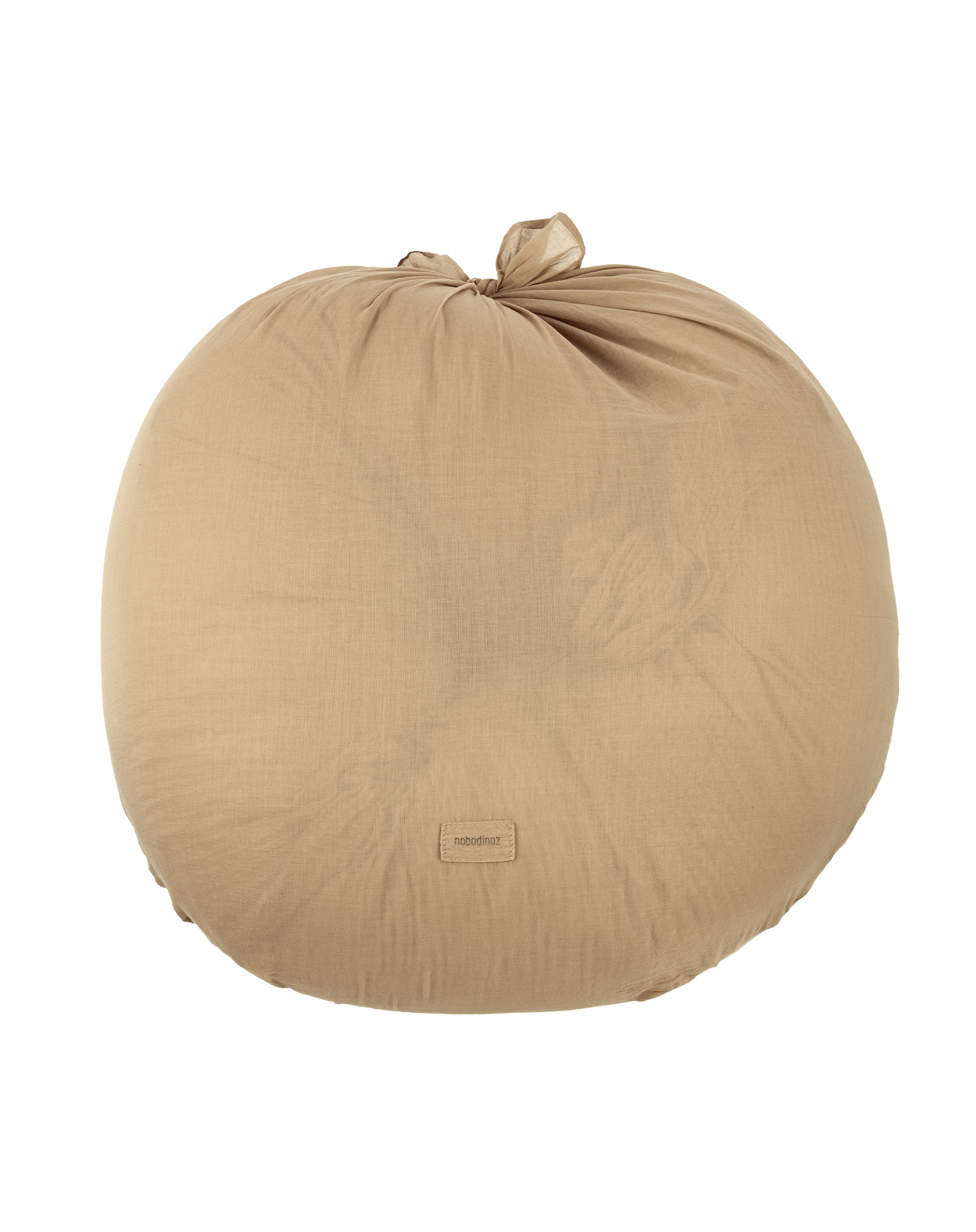 Coussin de maternité wabi-sabi en double gaze de coton lavée | Marron